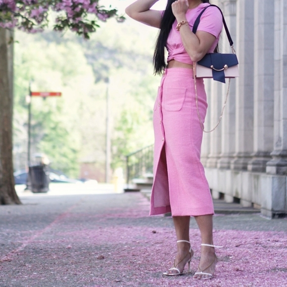 Strathberry Mini Crescent Leather Shoulder Bag - Picture 2 of 9